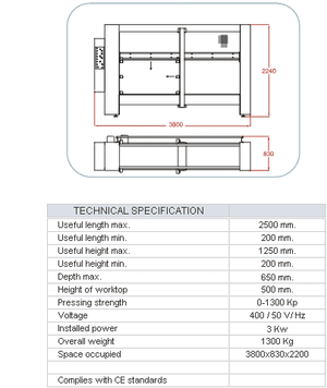 Bonacin Nina 2500 Case Clamp